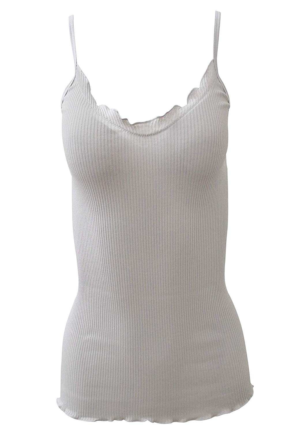 BASIC COTTON Free Spirit Premium Cotton Women's Spaghetti Straps Top