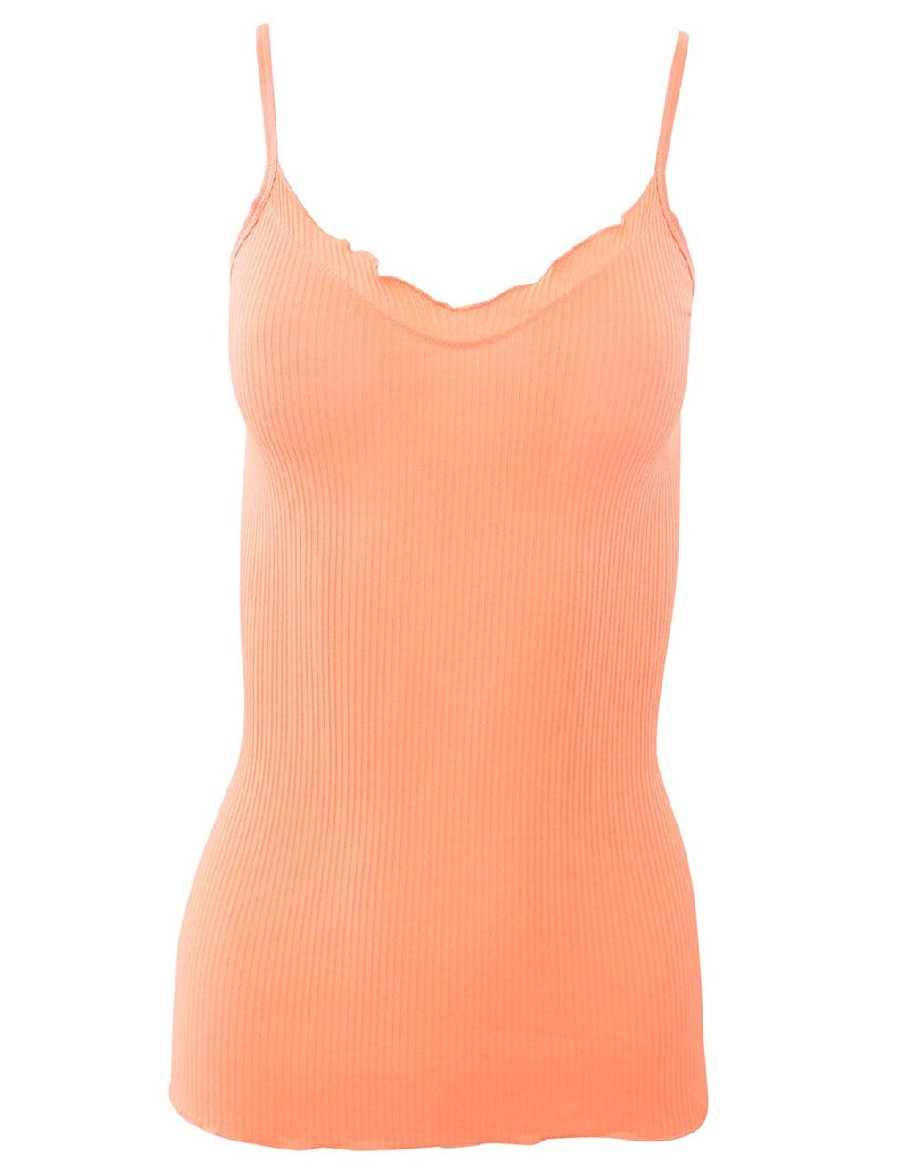 BASIC COTTON Free Spirit Premium Cotton Women's Spaghetti Straps Top