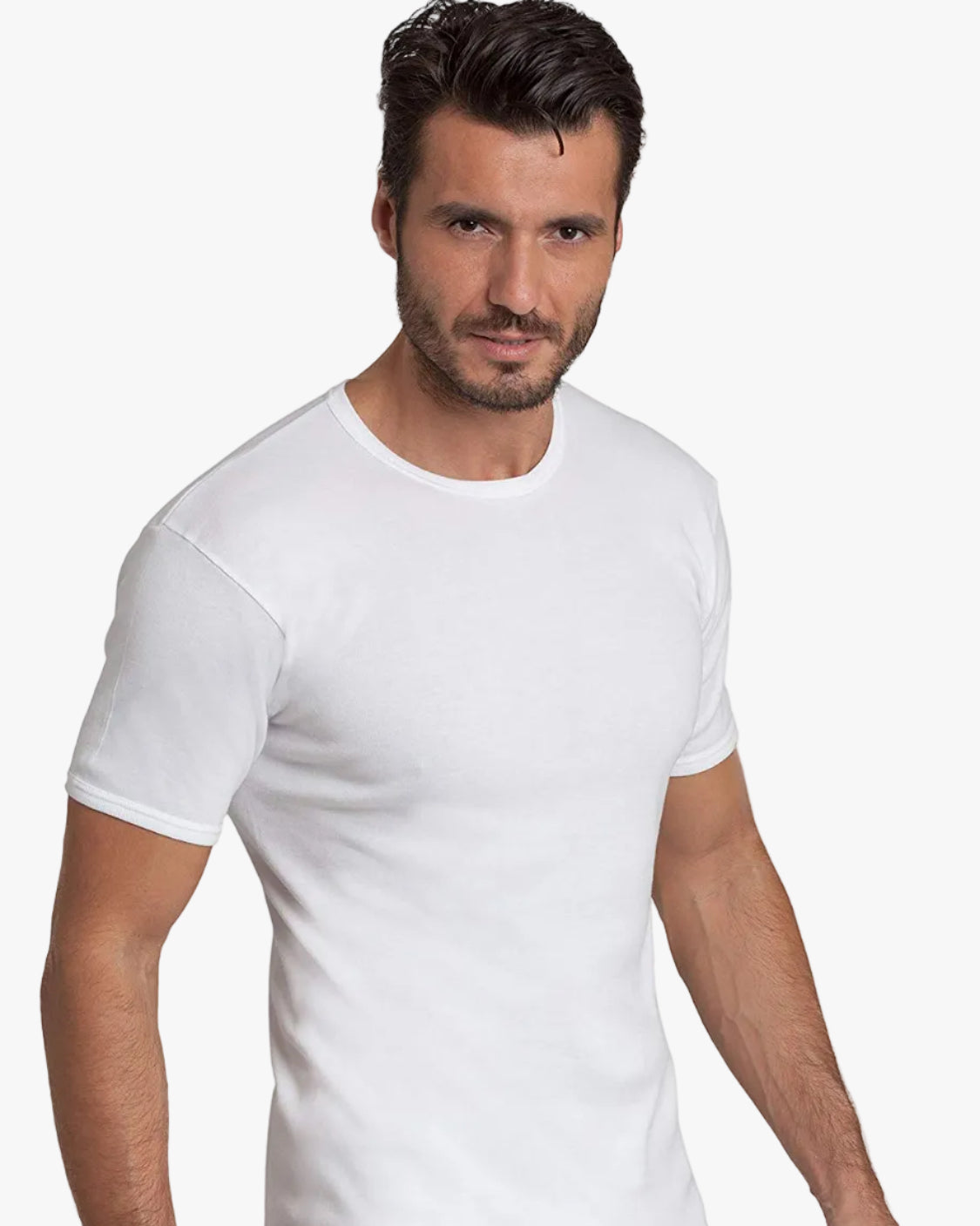 BASIC COTTON Free Spirit Premium Cotton Men's Crew Neck T-Shirt | 906