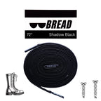 Shadow Black Shoelaces