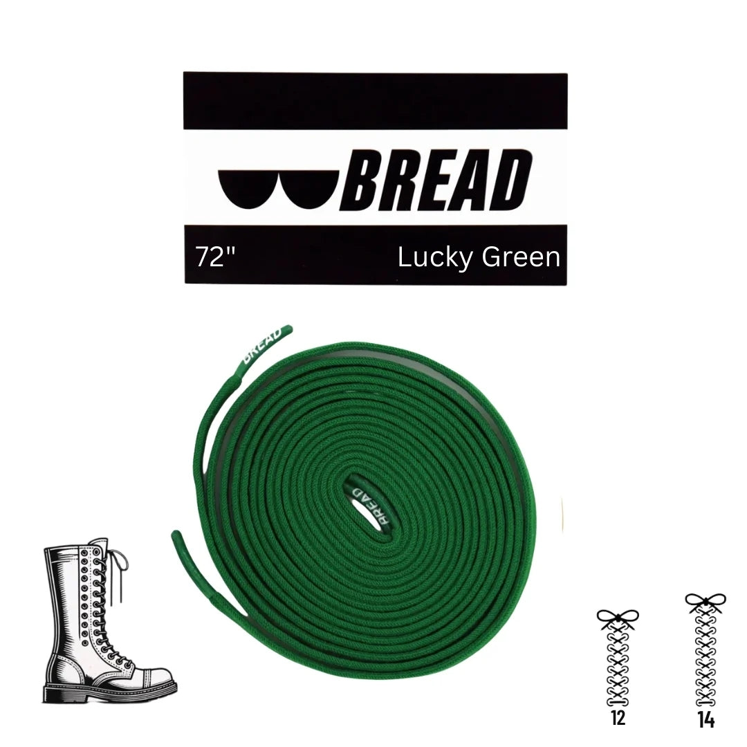 Lucky Green Shoelaces
