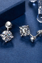 Adored 4 Ct Moissanite Drop Earrings