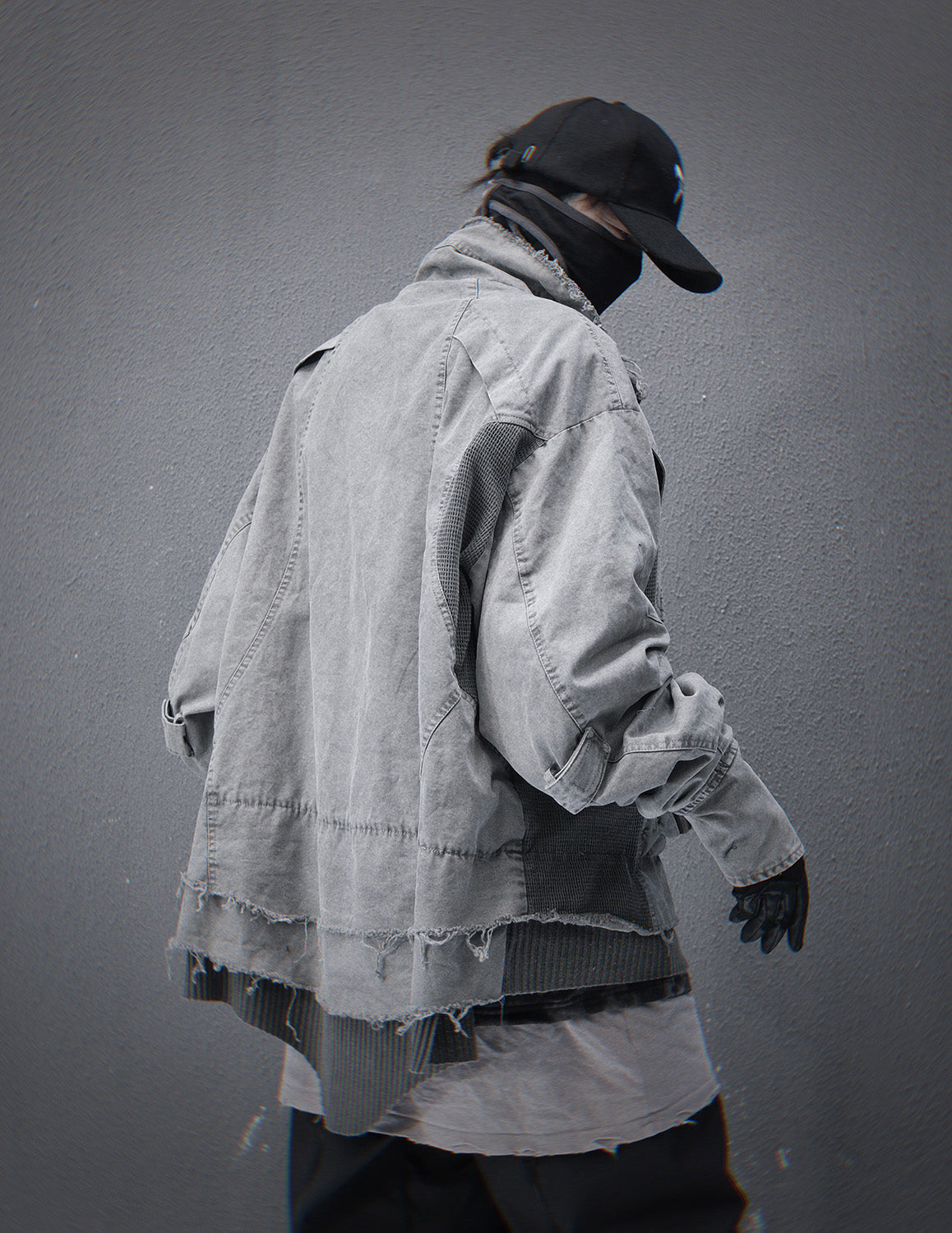 Grey Cyber IX Jacket | HiJ41
