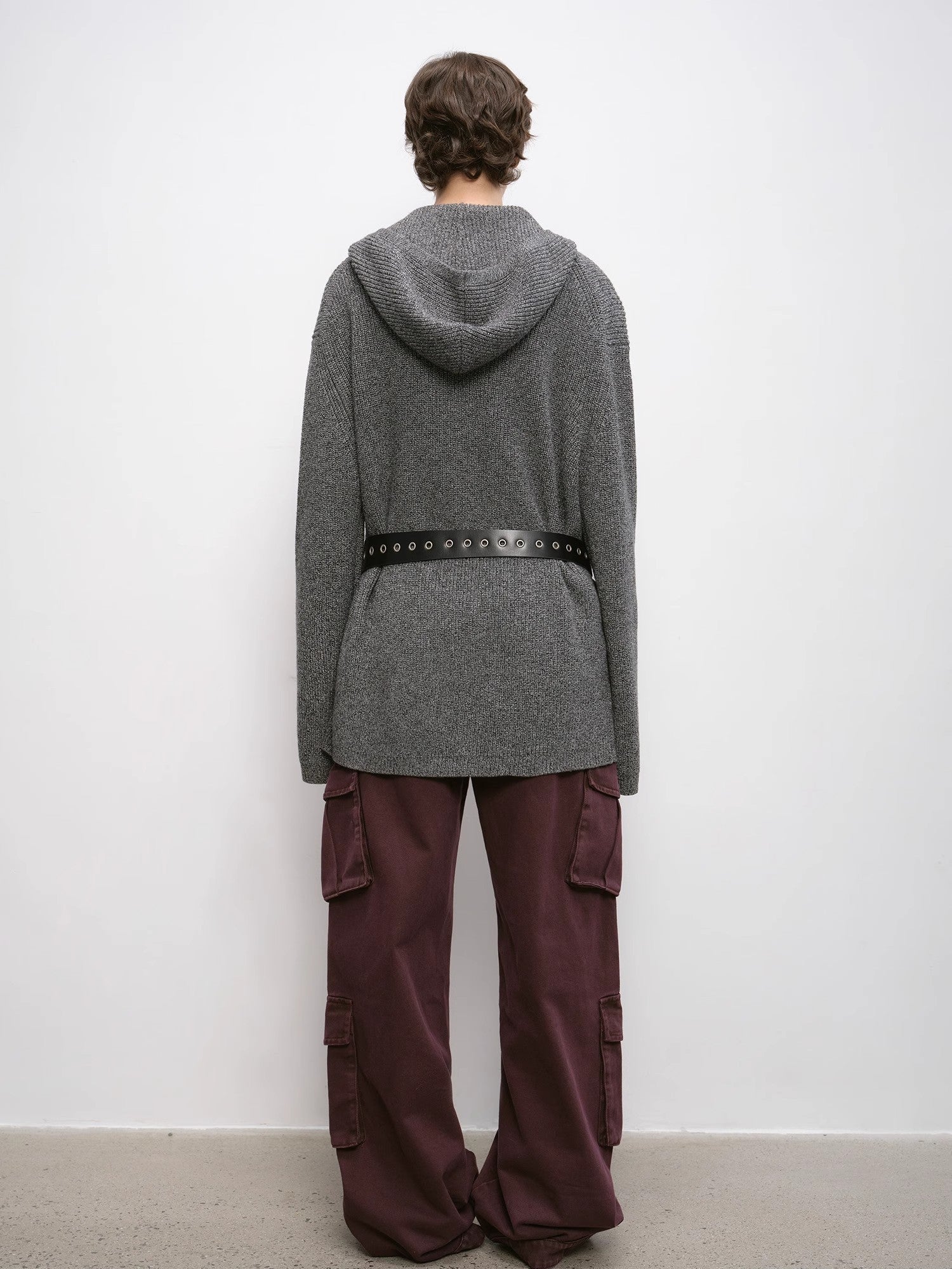 Women's Merino Wool Hooded Sweater with 1/4 Zip ‘Autumn Ticket’