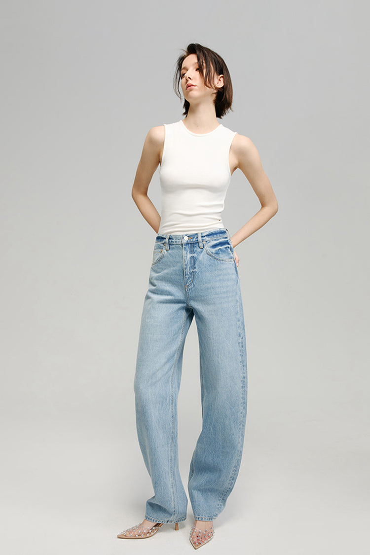 Moon Curve Jeans | HJ031