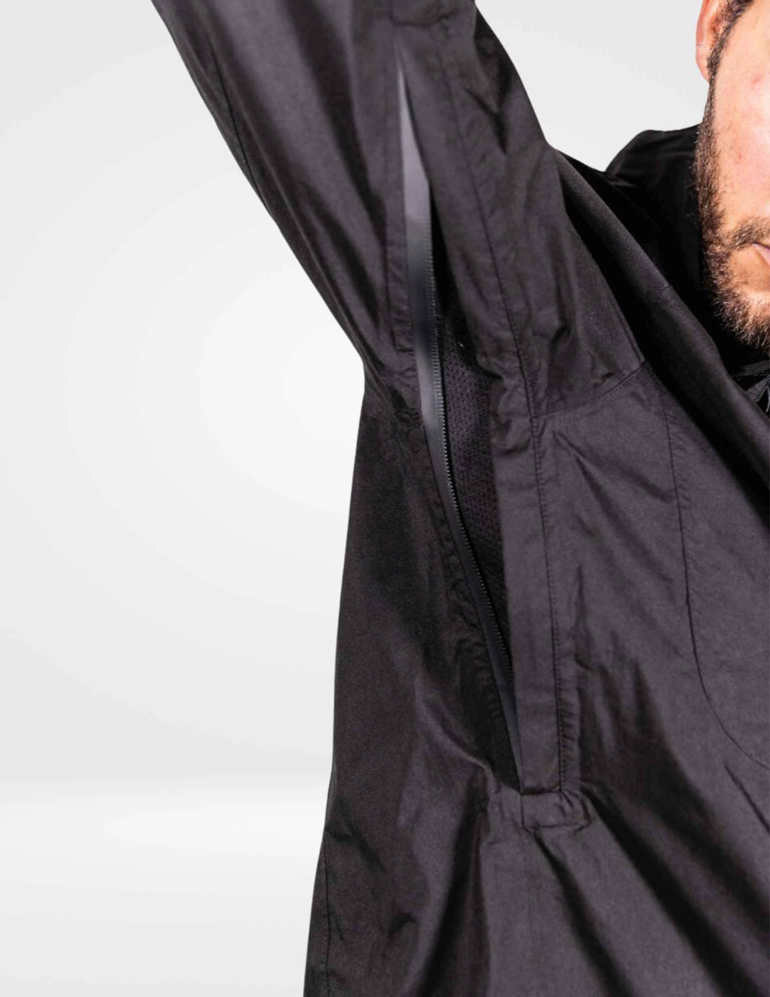 Dry Pocket Black Fin Waterproof Rain Jacket