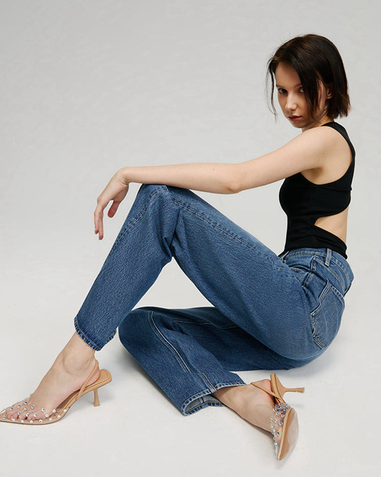 Moon Curve Jeans | HJ031