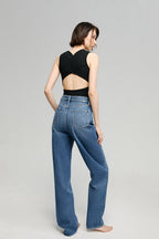 Moon Curve Jeans | HJ031