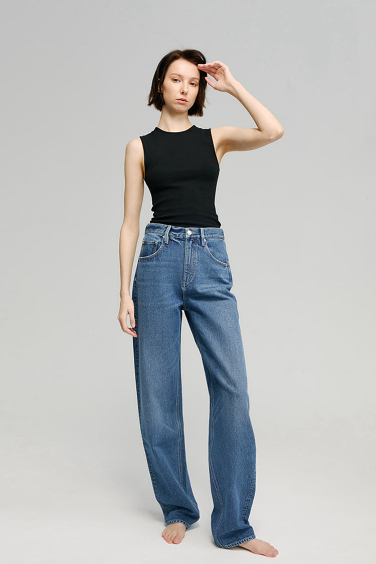 Moon Curve Jeans | HJ031