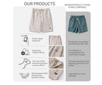 Mid-Rise Straight Bermuda 8-10” Shorts | FLAXEN Version 2.0