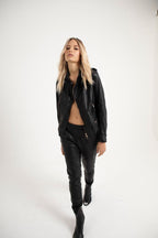 SANDRA Milano Leather Trousers