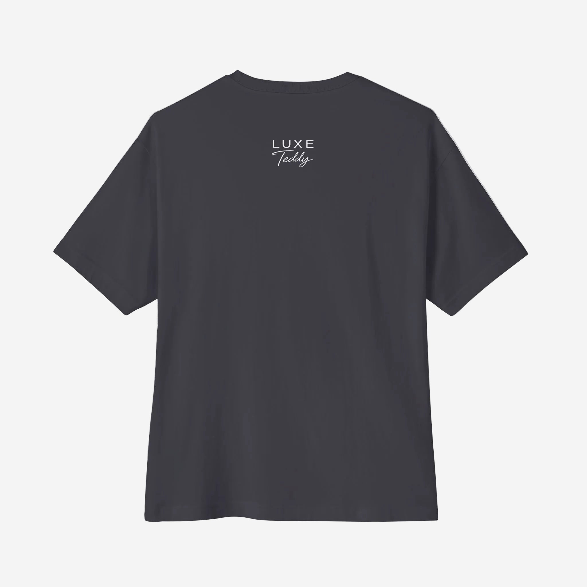 Luxe Teddy Oversized Vintage Red 'LUXE' Boxy Tee | 1022