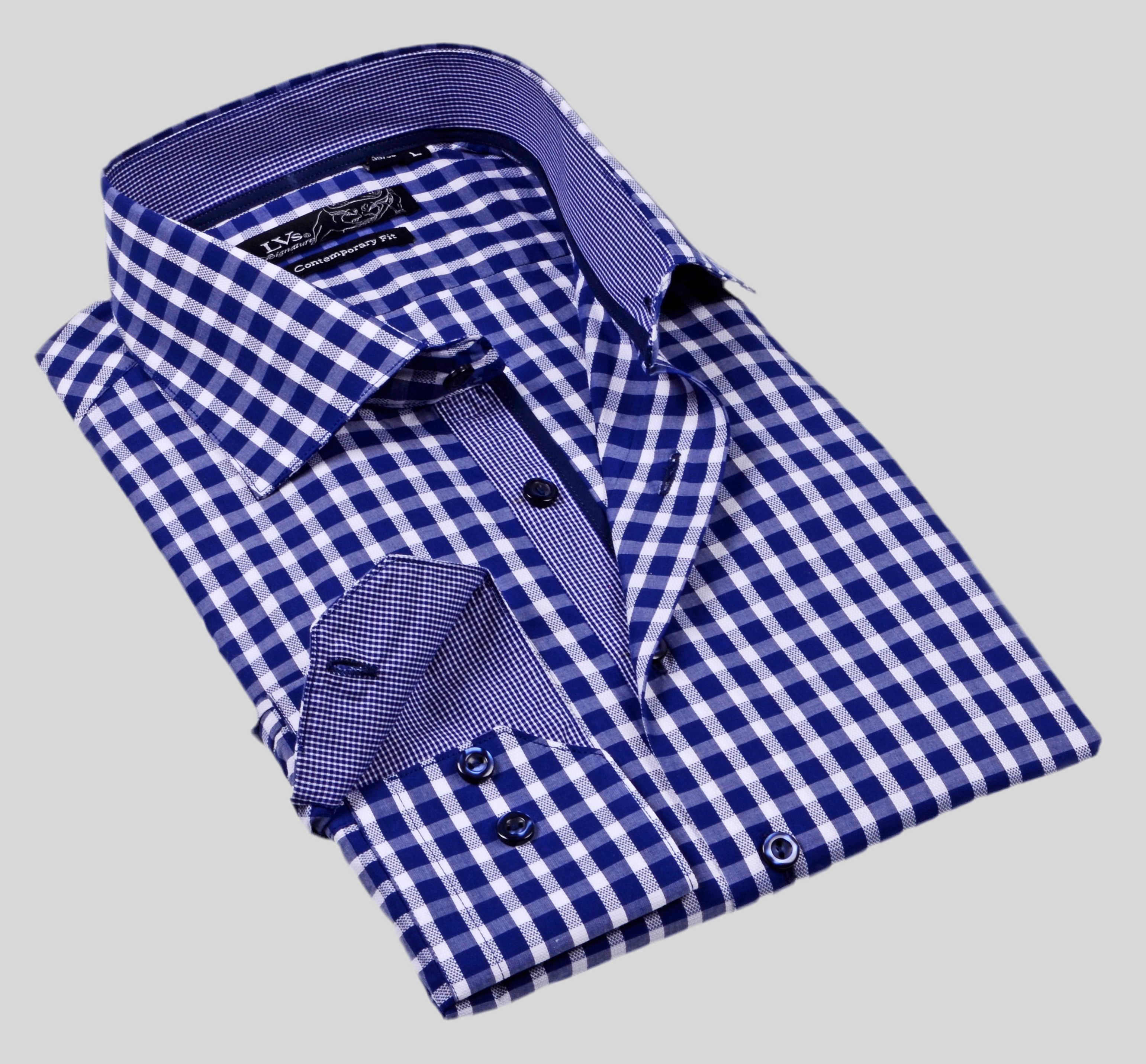 Big & Tall Shirt with Contrast Details