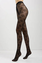 Conte Legend Fantasy Tights | Mesh Effect | Nero