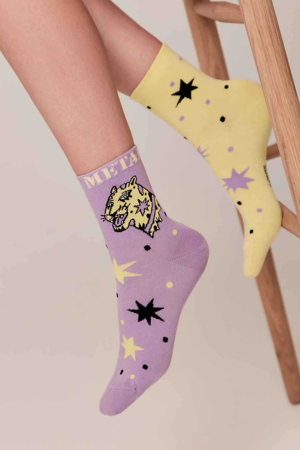 Conte Cotton Socks Happy Glam Metal 386