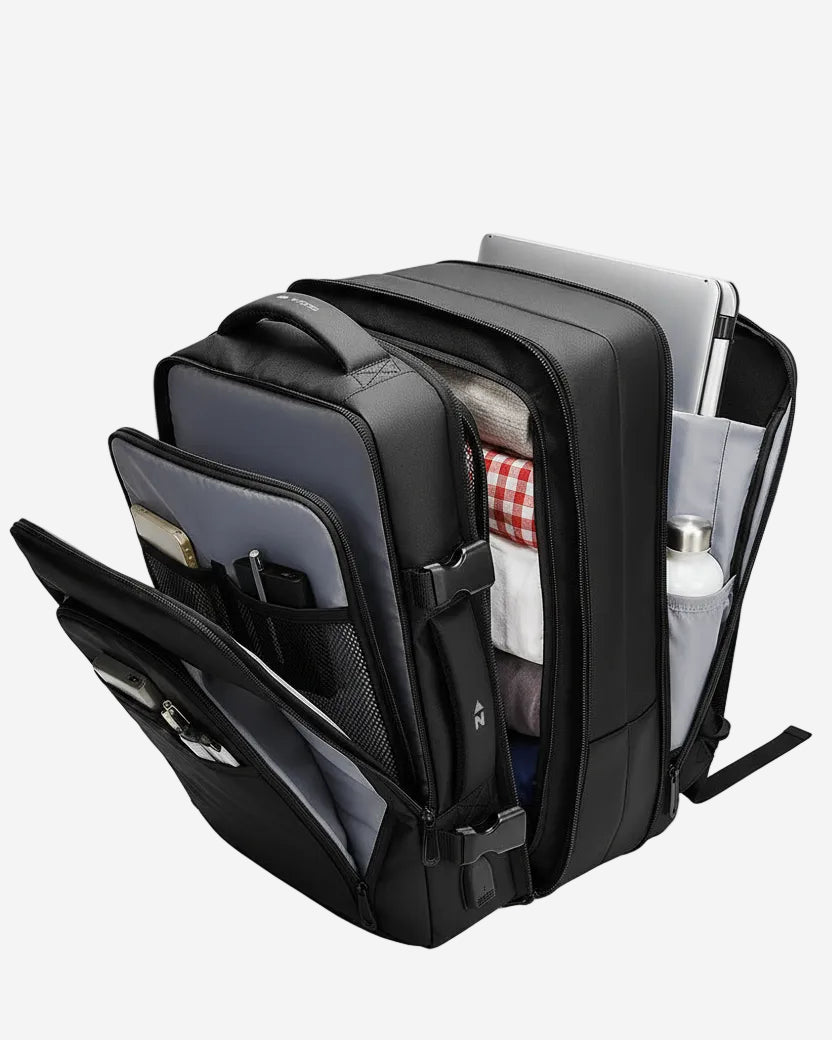 'Voyager' Expandable Backpack 26L/38L with Built-In Rain Coat