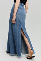Ocean Wave Denim Skirt | HJ821