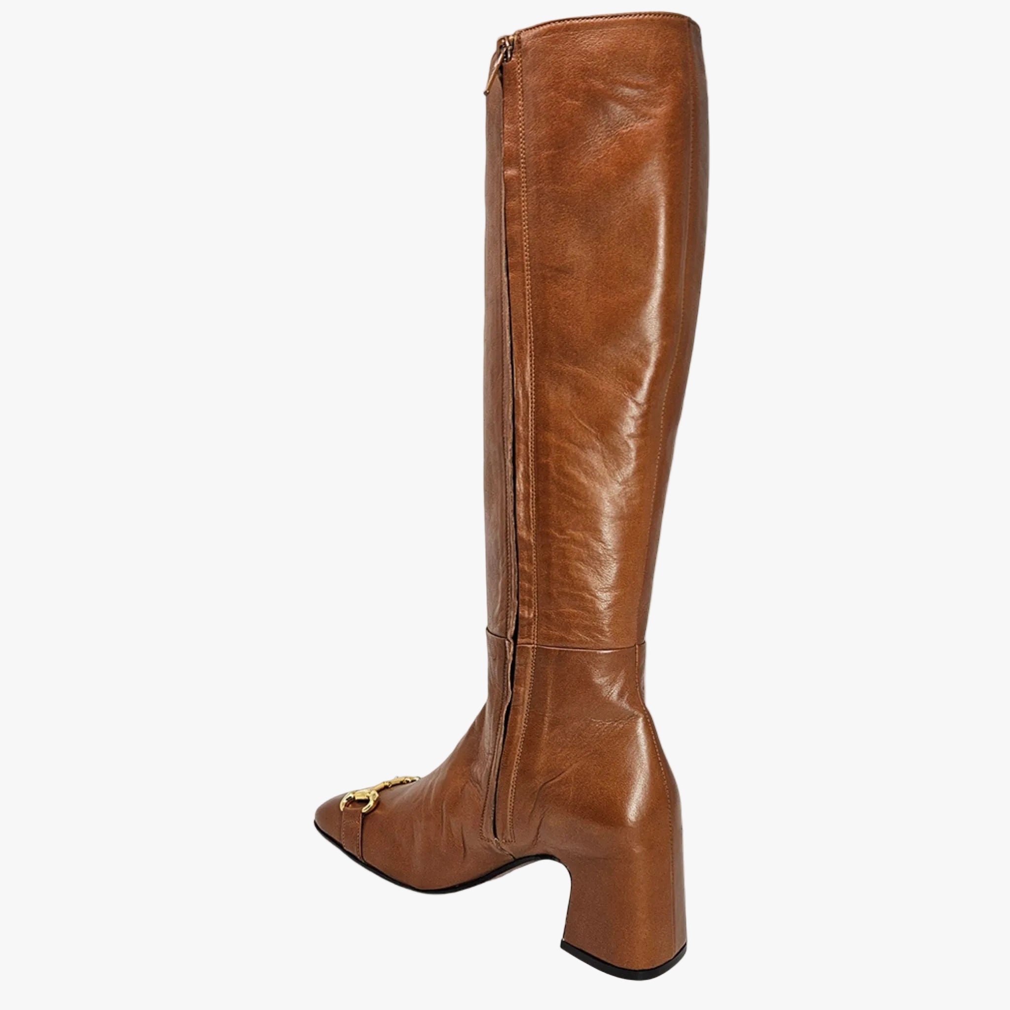 Madison Maison Cognac Tall Lock Boot