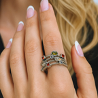 Multicolor Stone Ring