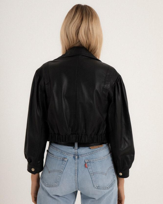 Puffy Biker Jacket