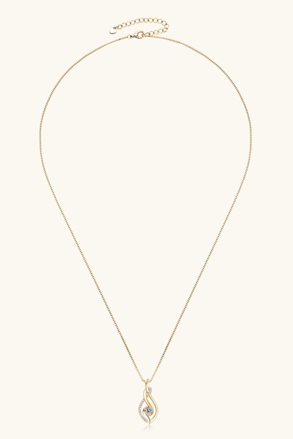 Moissanite Silver Necklace