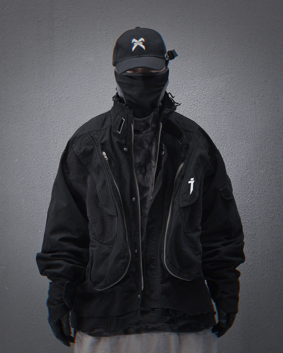 Black Cyber IX Jacket | HiJ41