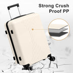 5-Piece Lightweight Luggage Set with Lock