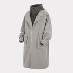 Grey Urban Trench Coat | HiJ36