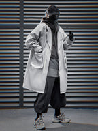 Grey Urban Trench Coat | HiJ36