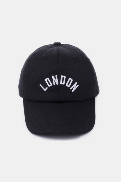 Embroidered City Baseball Cap