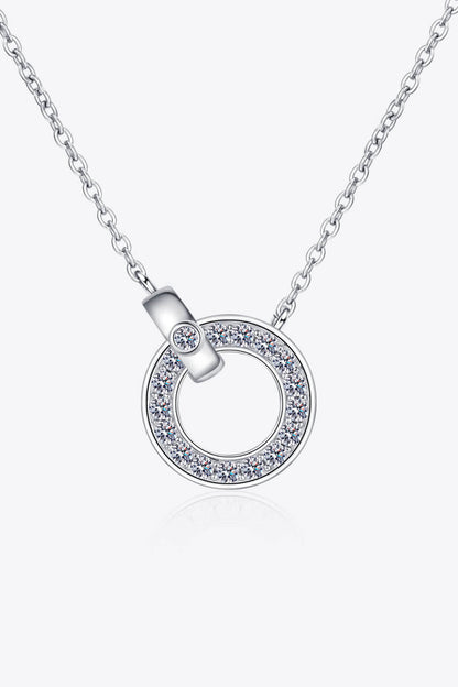 Round Moissanite Pendant Necklace