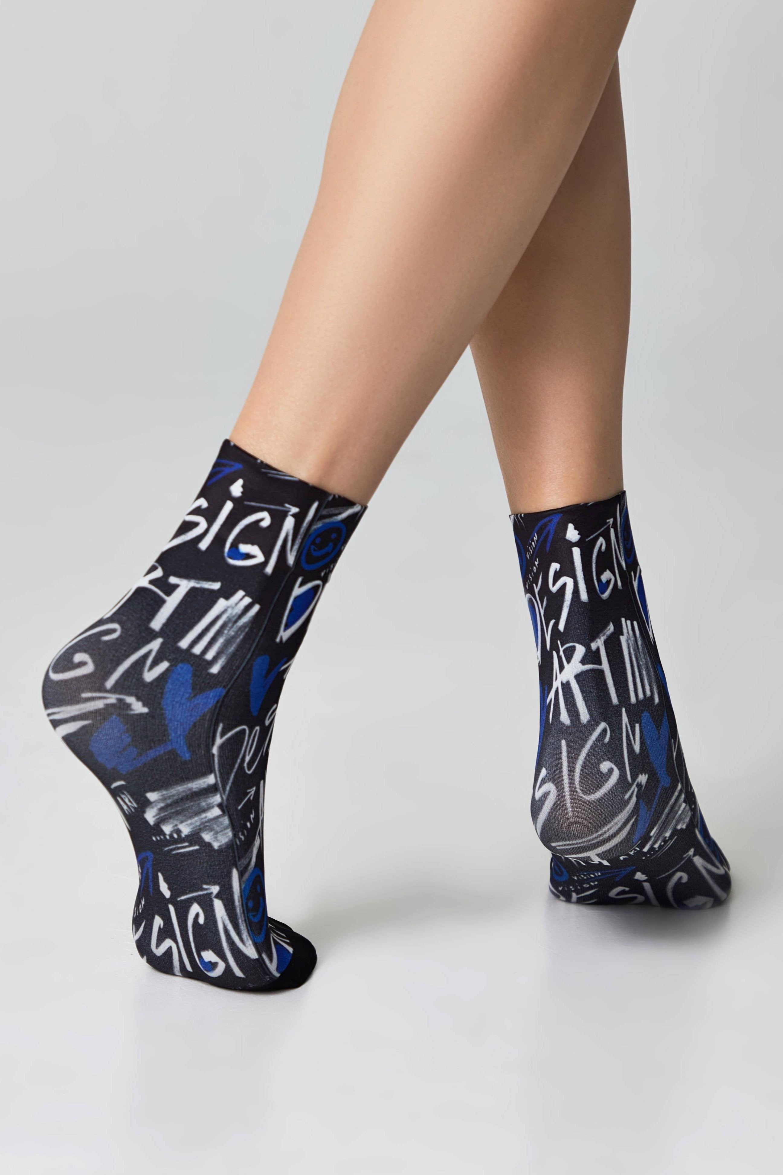 Dense Socks Conte Fantasy 910 'Art' Designs