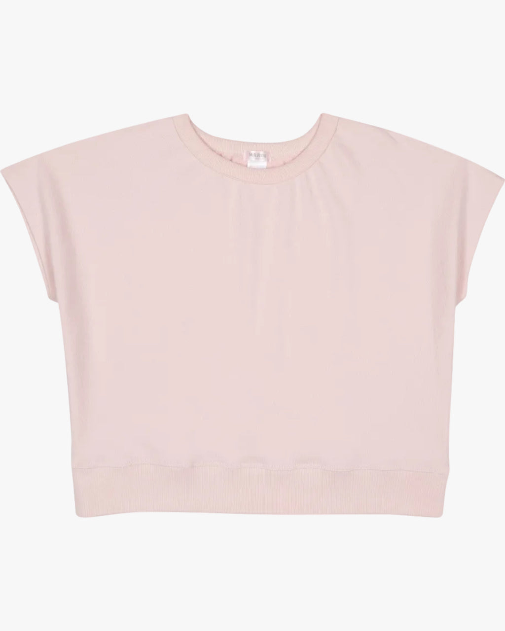 Organic Cotton Terry Bateau Top | Quartz Pink