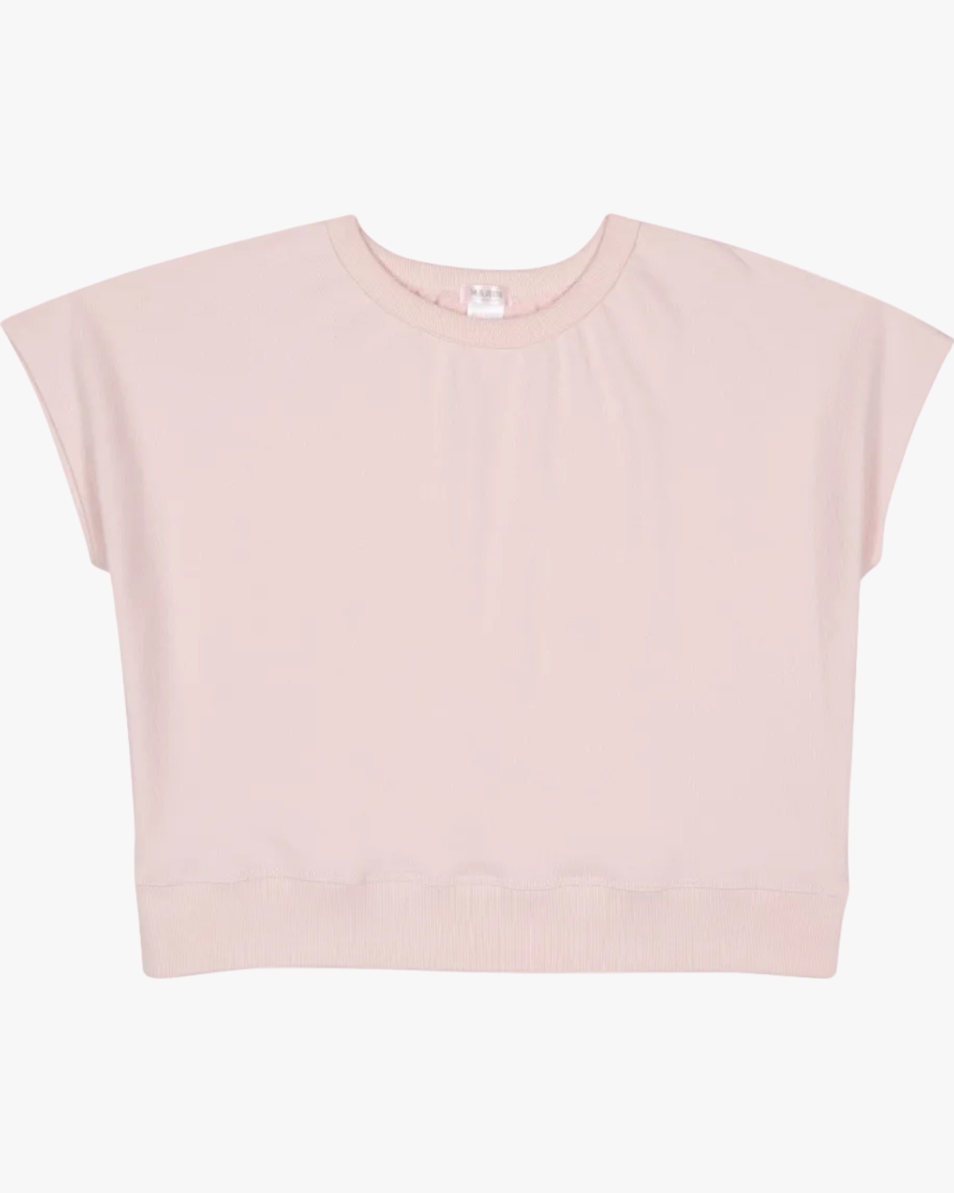 Organic Cotton Terry Bateau Top | Quartz Pink