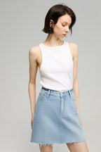 V-Waist Mini Skirt | HJ811