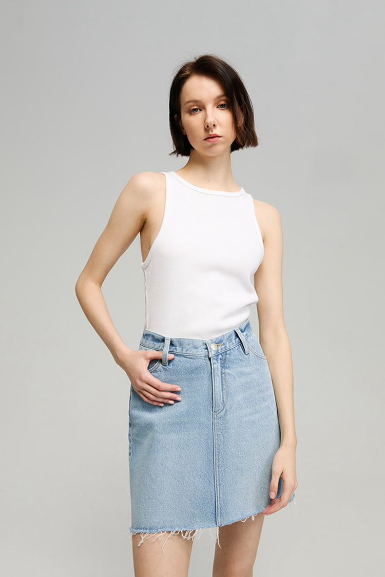 V-Waist Mini Skirt | HJ811