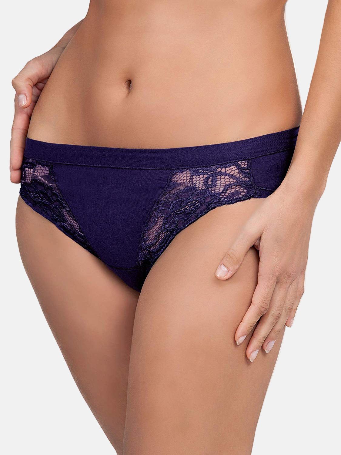 EGI Luxury Modal Women's Lace-Trimmed Briefs Panties