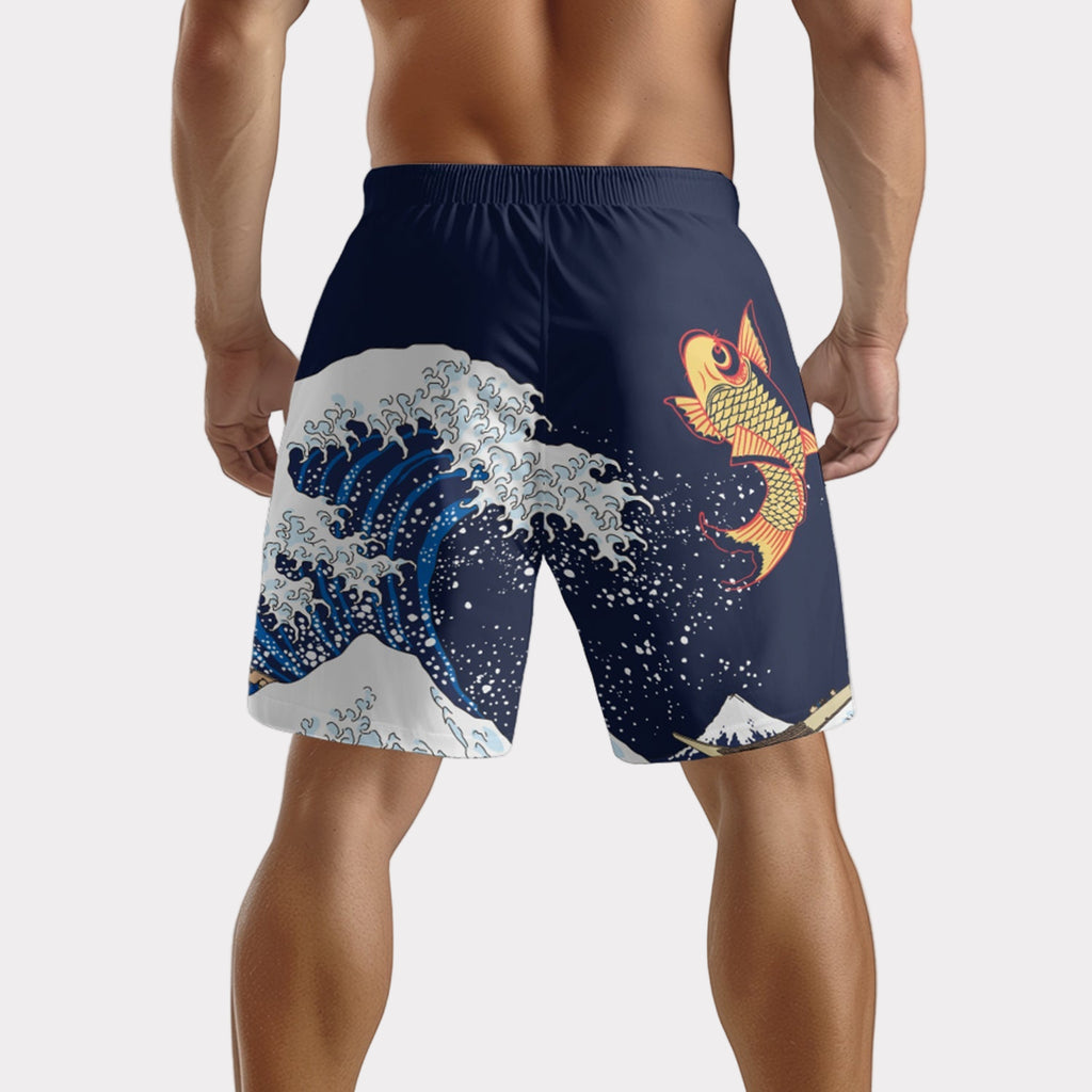 Jumping Koi Shorts | KS03