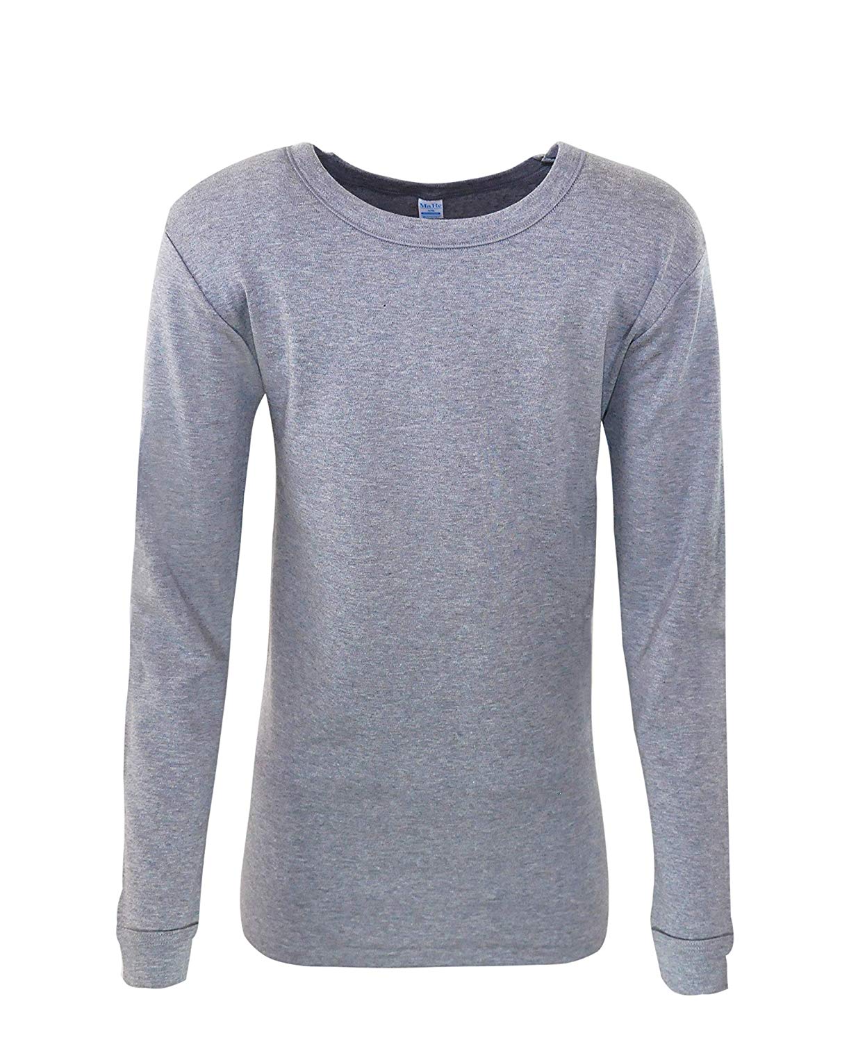 MaRe Premium Quality 100% Brushed Cotton/Fleece Men's Long Sleeved T-Shirt