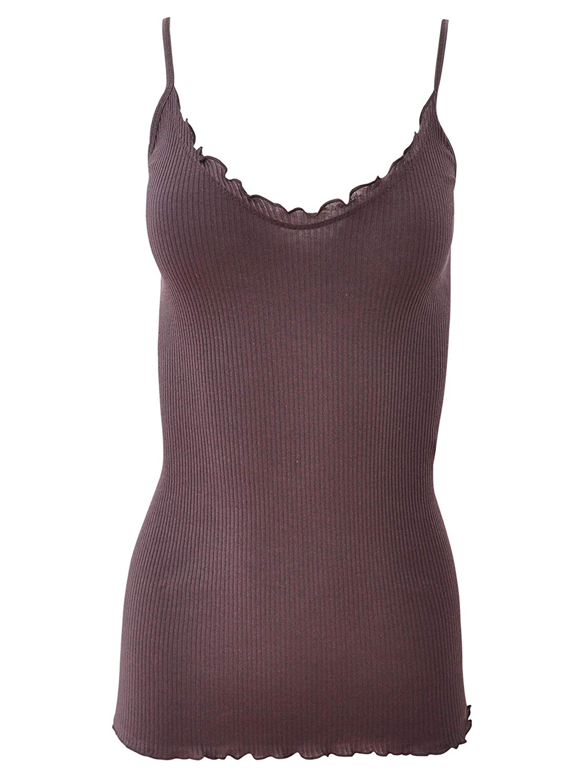 BASIC COTTON Free Spirit Premium Cotton Women's Spaghetti Straps Top