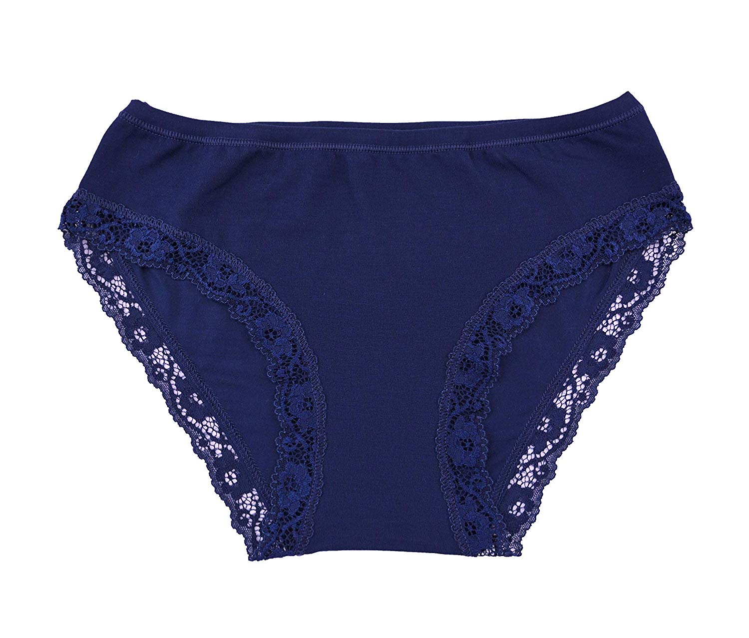 EGI Luxury Modal Women's Lace-Trimmed Briefs Panties