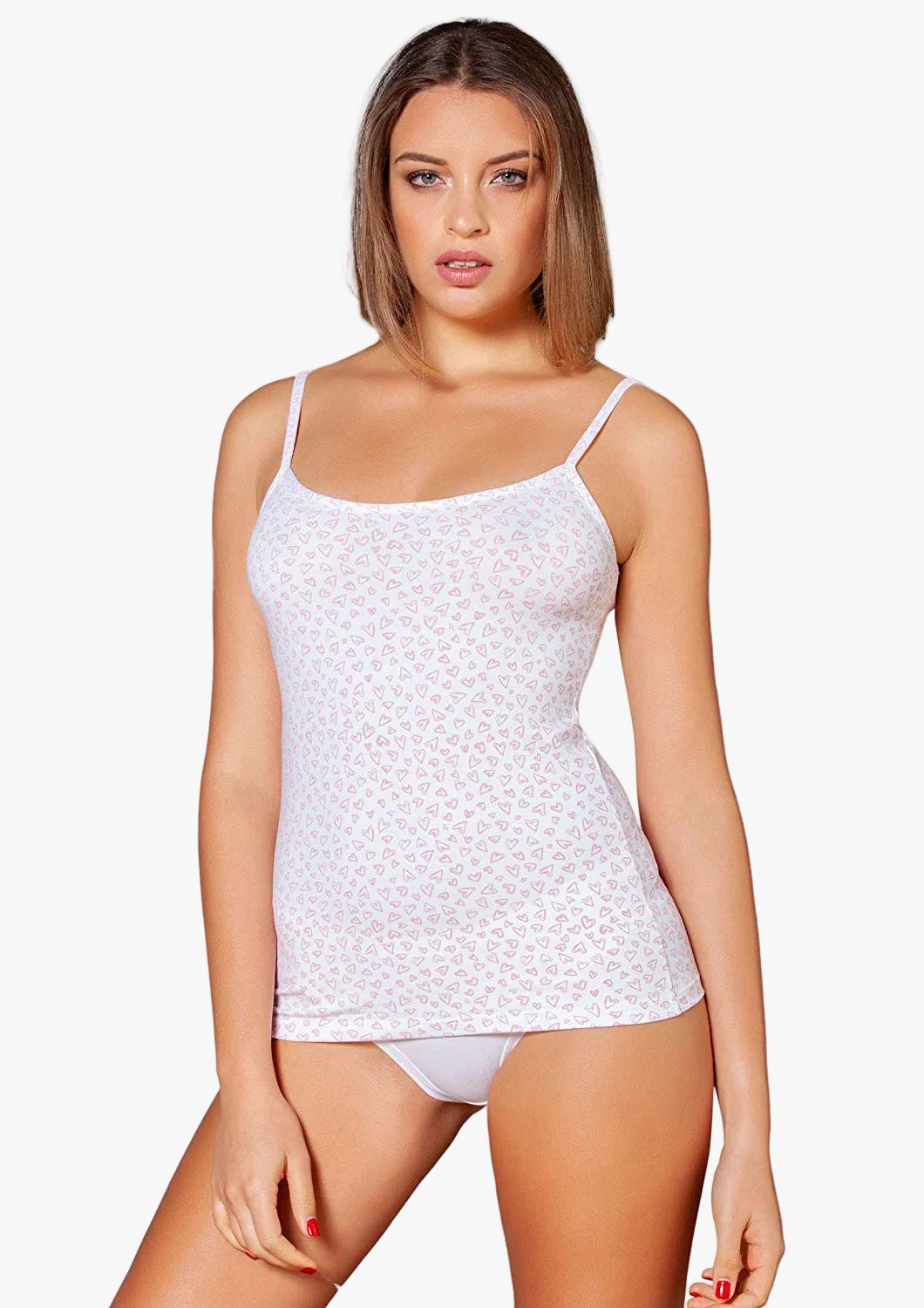 BASIC COTTON Free Spirit Premium Quality Cotton Women's Print Camisole