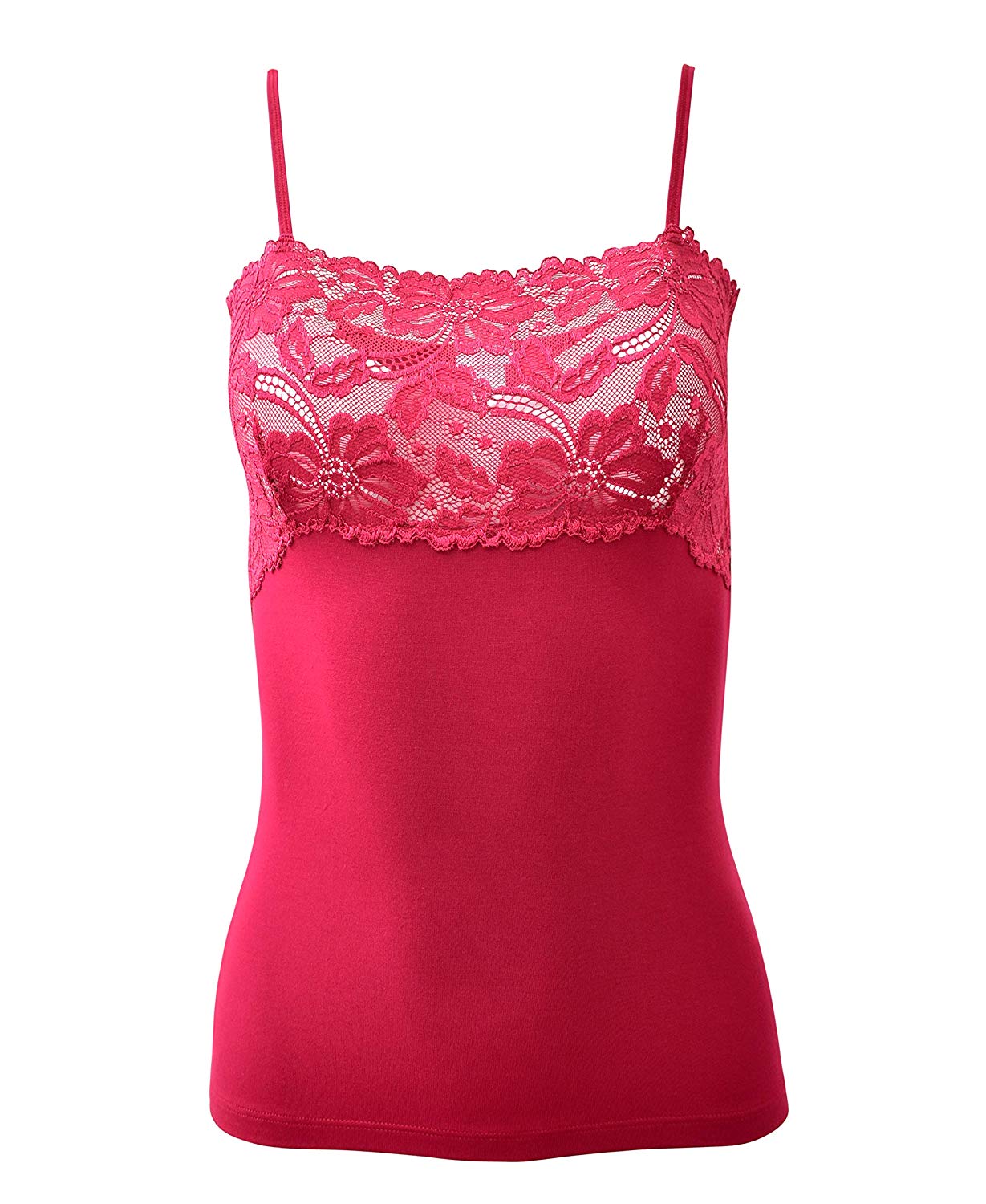 EGI Luxury Modal Women's Lace-Trimmed Camisole