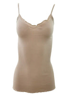 BASIC COTTON Free Spirit Premium Cotton Women's Spaghetti Straps Top