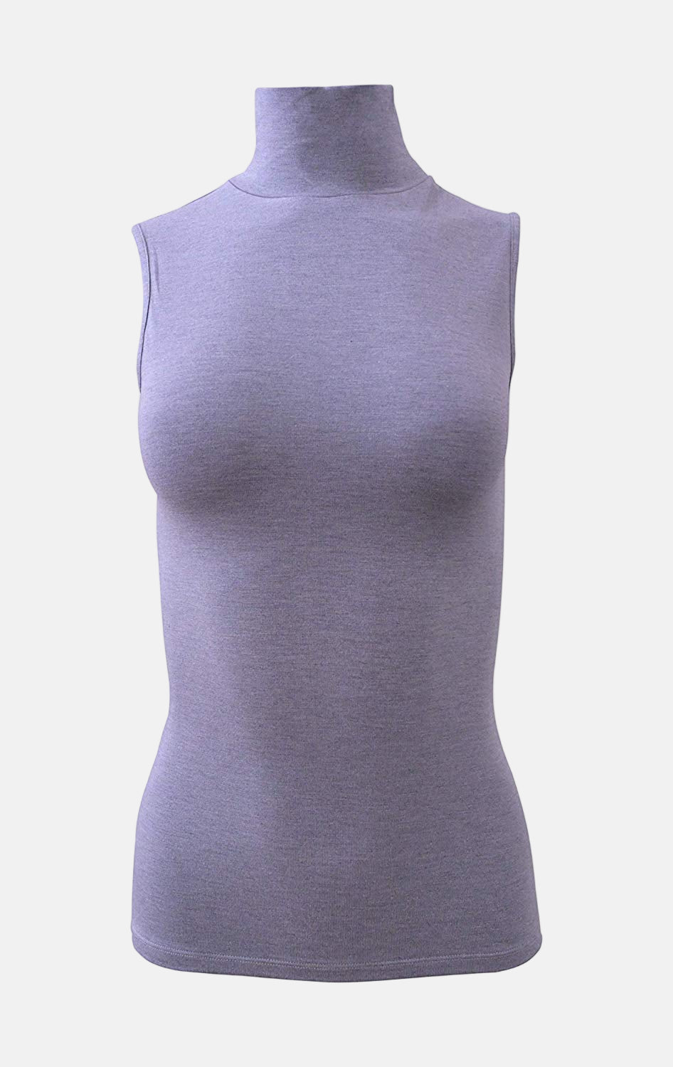 EGI Luxury Modal Women's Sleeveless Turtleneck Jumper