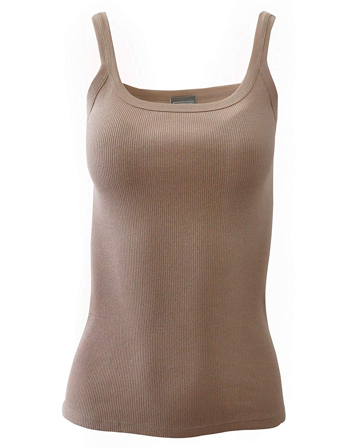 BASIC COTTON Free Spirit Premium Quality 100% Cotton Women's Tank Top