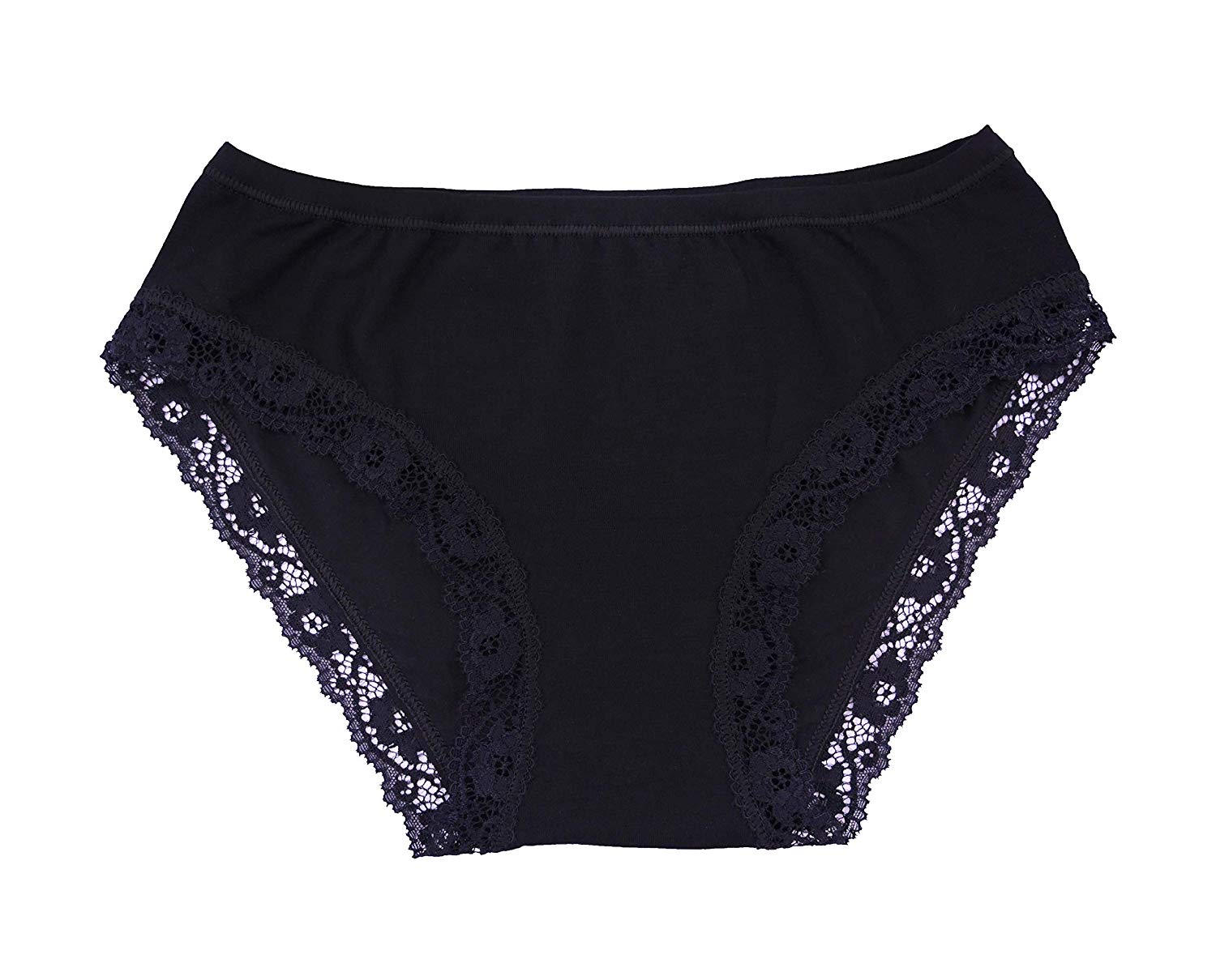 EGI Luxury Modal Women's Lace-Trimmed Briefs Panties