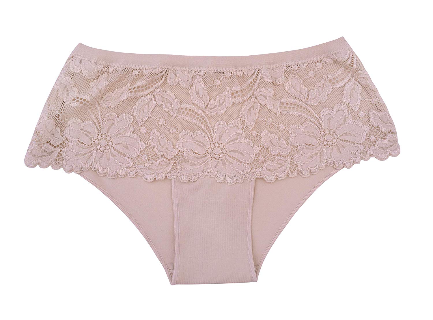 EGI Luxury Modal Women's Lace-Trimmed Briefs Panties