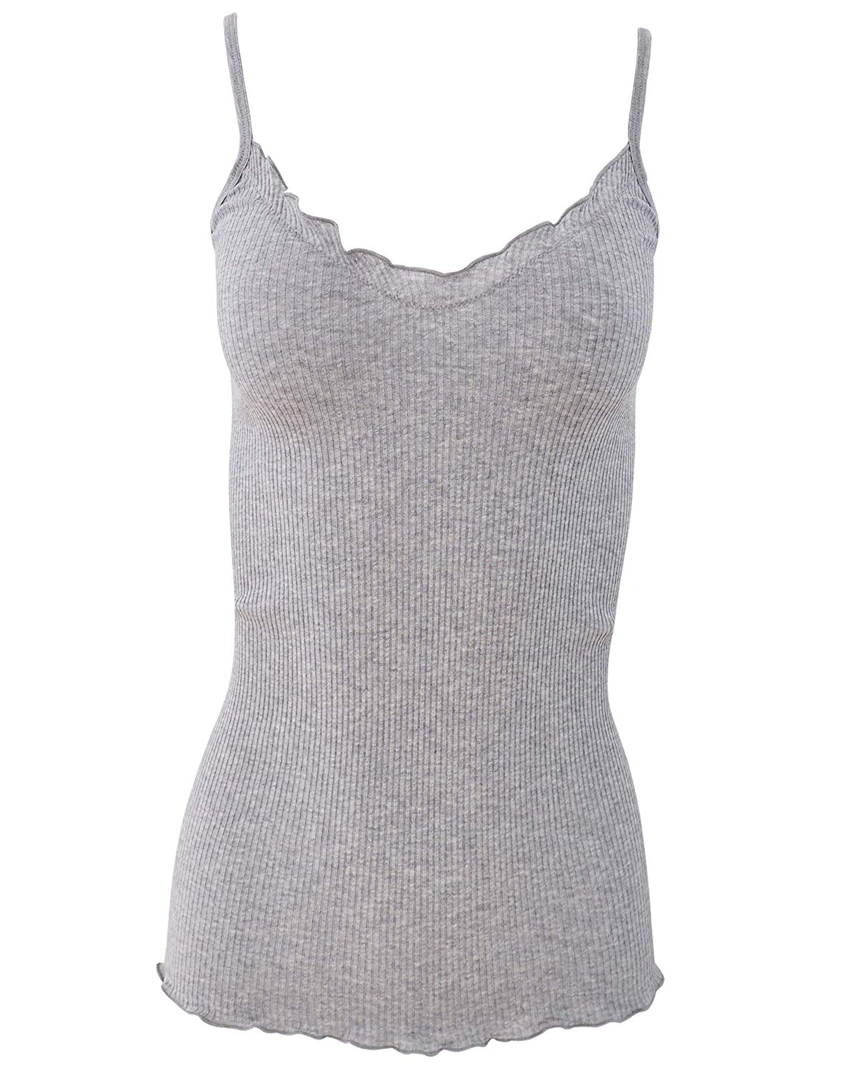 BASIC COTTON Free Spirit Premium Cotton Women's Spaghetti Straps Top