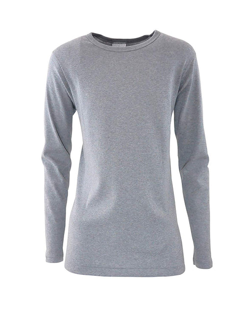 BASIC COTTON Free Spirit Premium Brushed Cotton Men's Long Sleeve Tee